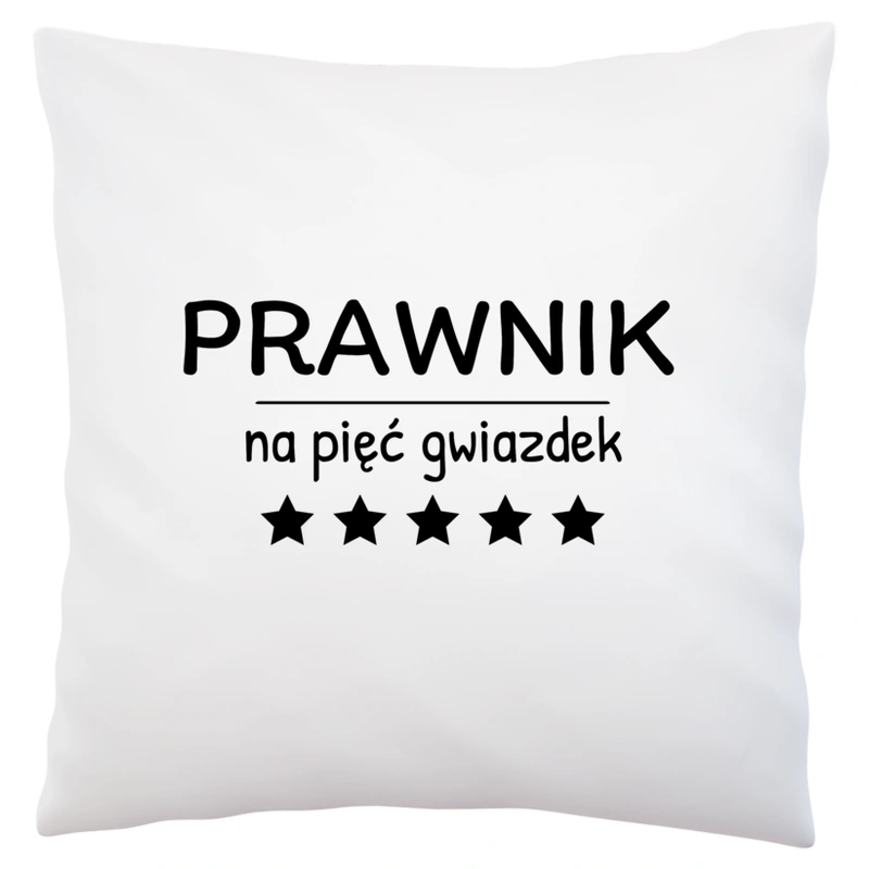 Prawnik Na 5 Gwiazdek - Poduszka Biała