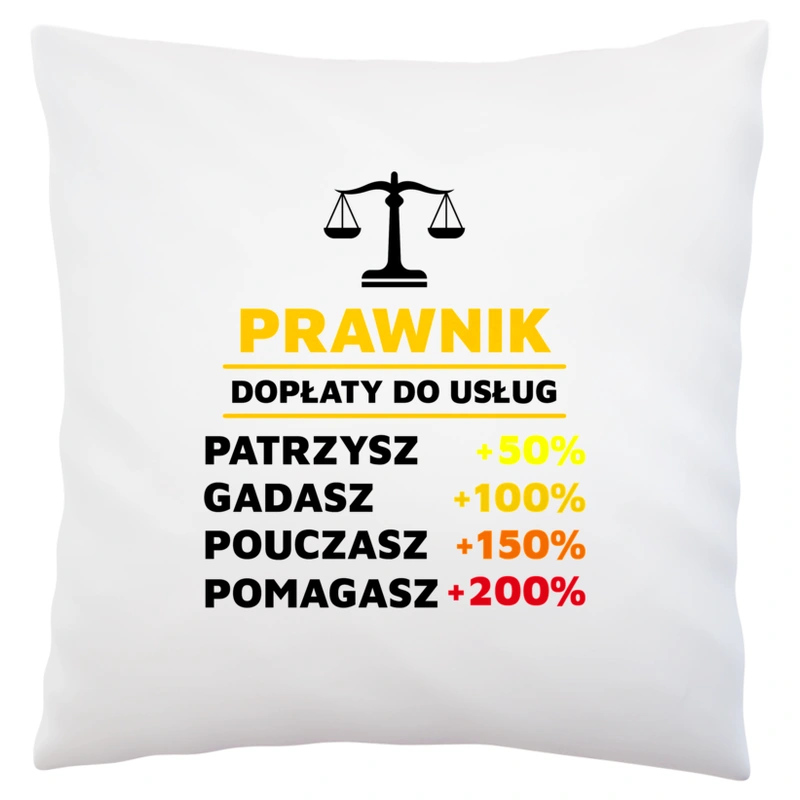 Dopłaty Do Usług Prawnik - Poduszka Biała