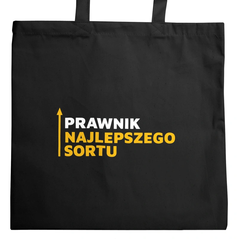 Prawnik Najlepszego Sortu - Torba Na Zakupy Czarna