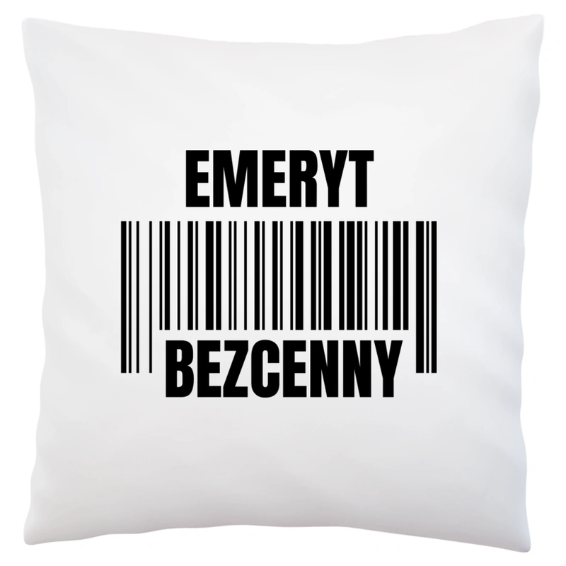 Emeryt Bezcenny - Poduszka Biała