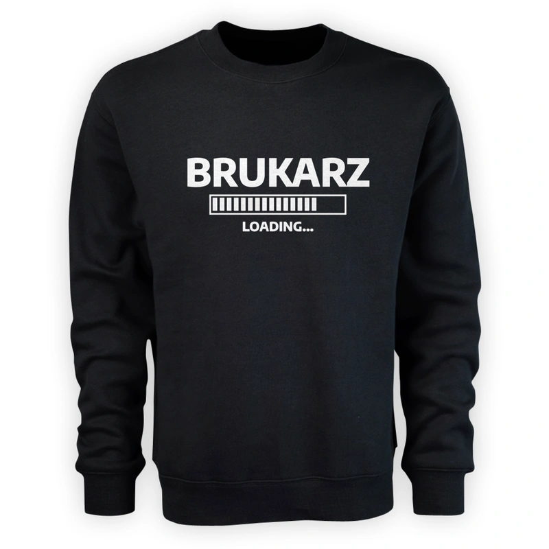 Brukarz Loading - Męska Bluza Czarna