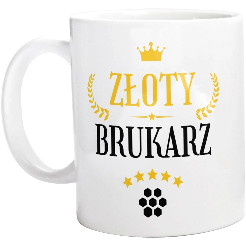 Złoty Brukarz - Kubek Biały