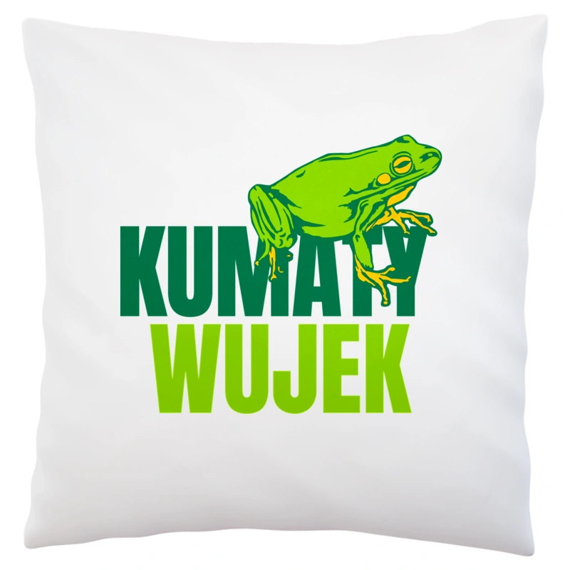 Kumaty Wujek - Poduszka Biała