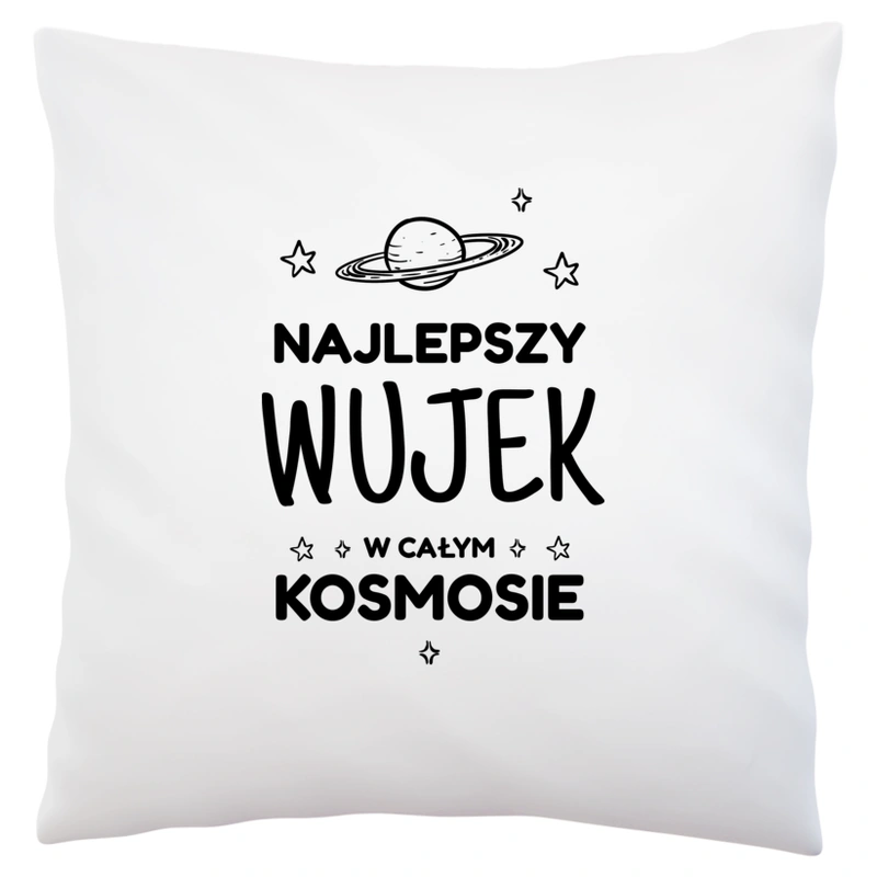 Najlepszy Wujek W Kosmosie - Poduszka Biała