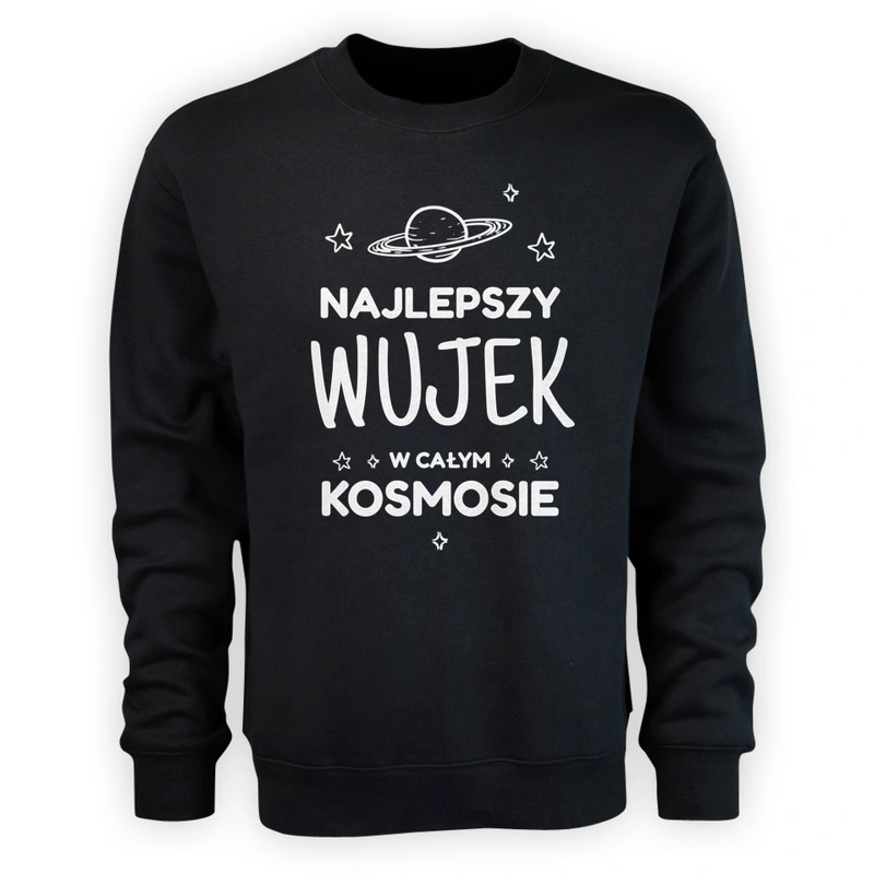 Najlepszy Wujek W Kosmosie - Męska Bluza Czarna