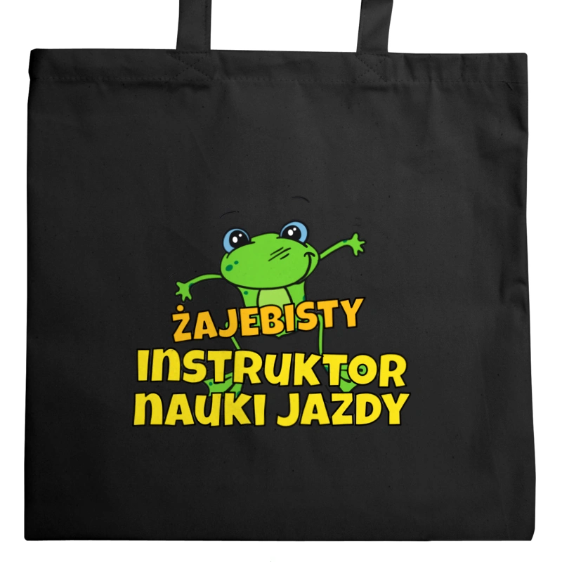 żajebisty instruktor nauki jazdy - Torba Na Zakupy Czarna