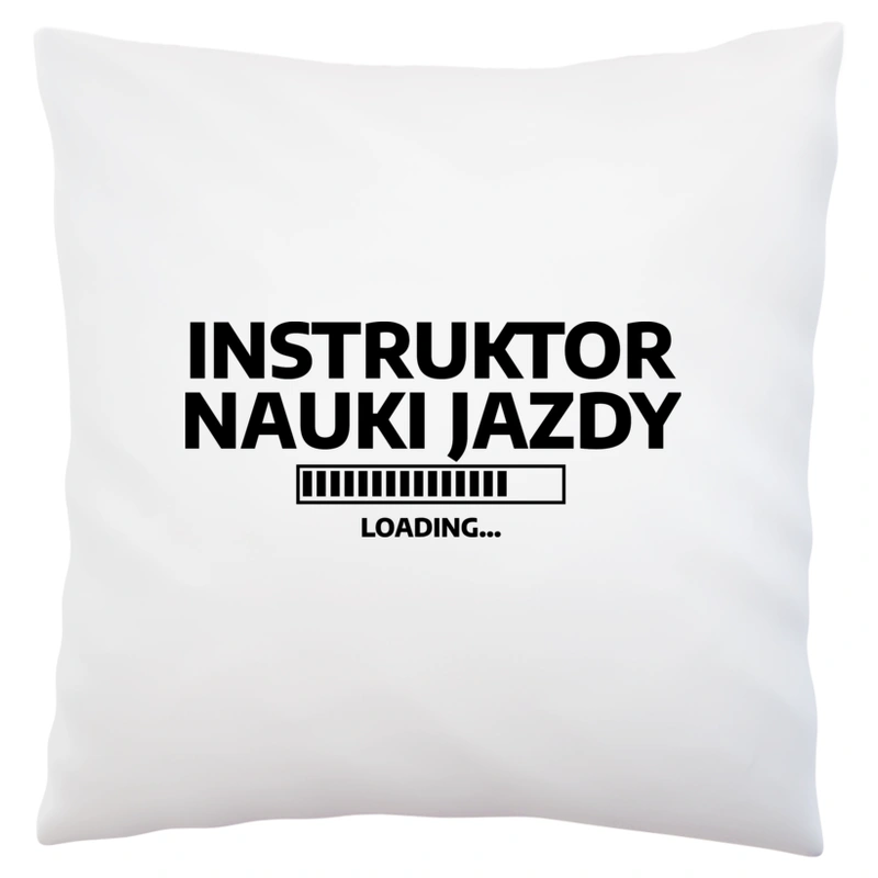 Instruktor Nauki Jazdy Loading - Poduszka Biała