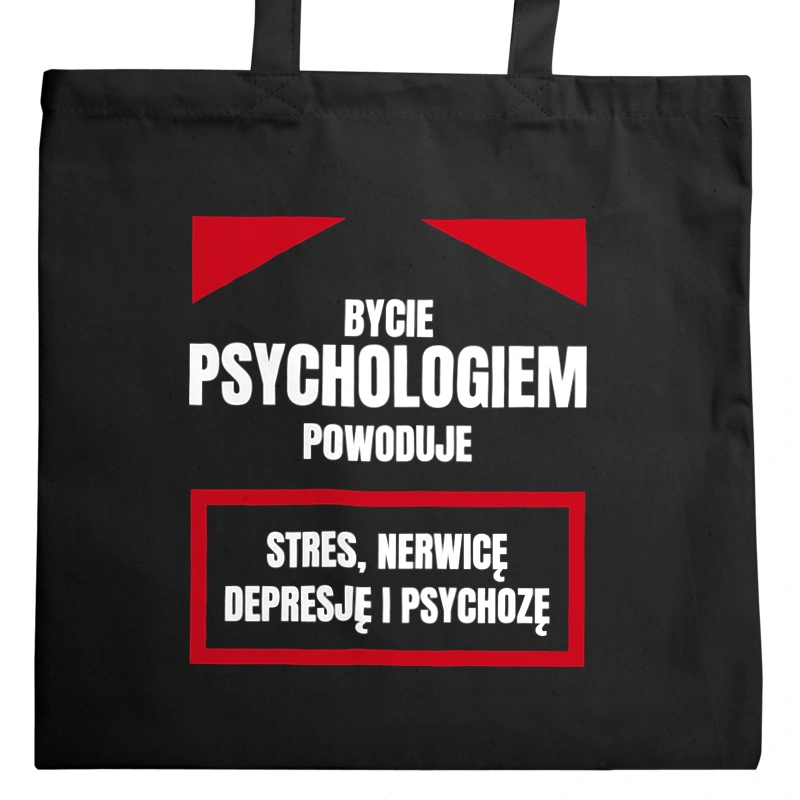 Bycie Psychologiem - Torba Na Zakupy Czarna