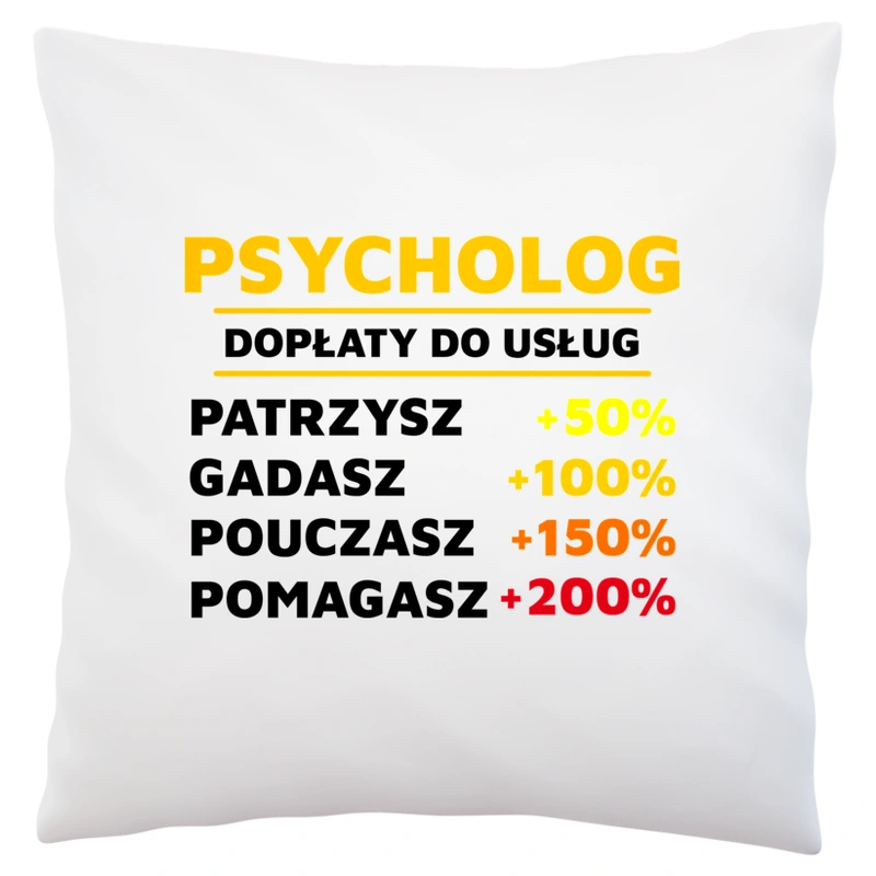 Dopłaty Do Usług Psycholog - Poduszka Biała