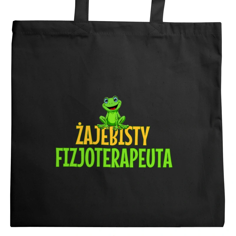 Żajebisty Fizjoterapeuta - Torba Na Zakupy Czarna