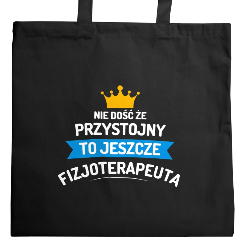 Przystojny Fizjoterapeuta - Torba Na Zakupy Czarna