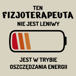 Nie Leniwy Fizjoterapeuta - Torba Na Zakupy Natural