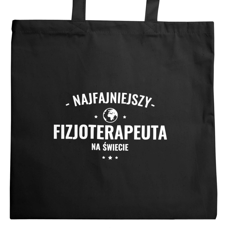 Najfajniejszy Fizjoterapeuta Na Świecie - Torba Na Zakupy Czarna