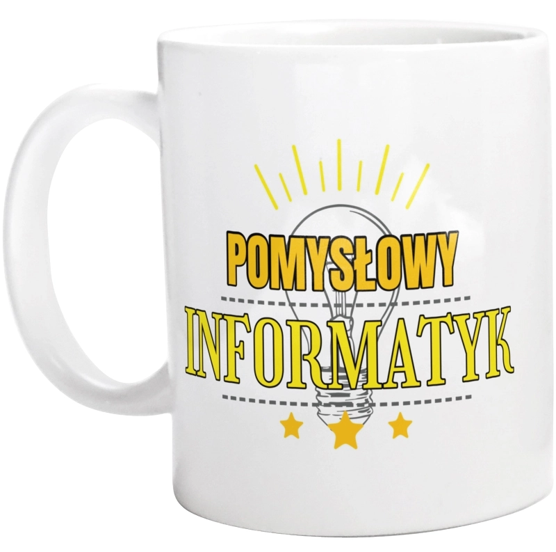 Pomysłowy Informatyk - Kubek Biały