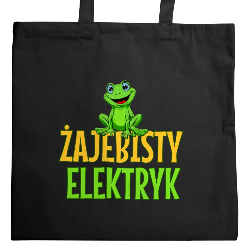 Żajebisty Elektryk - Torba Na Zakupy Czarna