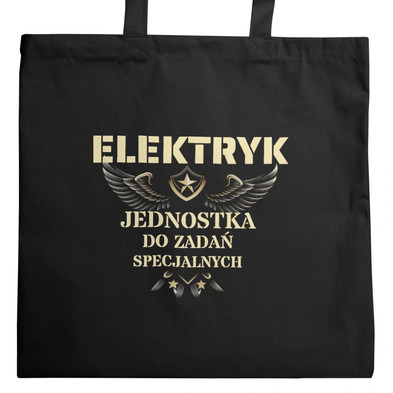 Elektryk Jednostka Do Zadań Specjalnych - Torba Na Zakupy Czarna