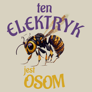 Ten Elektryk Jest Osom Awesome - Torba Na Zakupy Natural