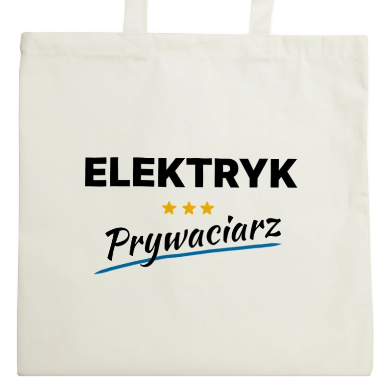 Elektryk Prywaciarz - Torba Na Zakupy Natural