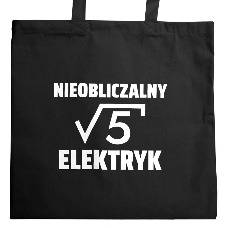 Nieobliczalny Elektryk - Torba Na Zakupy Czarna