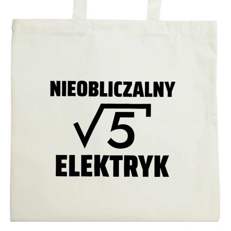 Nieobliczalny Elektryk - Torba Na Zakupy Natural