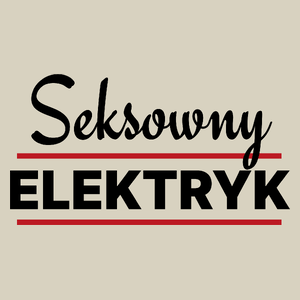 Seksowny Elektryk - Torba Na Zakupy Natural