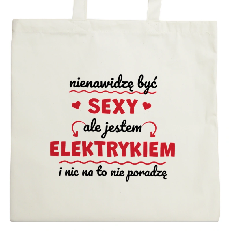 Sexy Elektryk - Torba Na Zakupy Natural