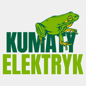 Kumaty Elektryk - Męska Koszulka Biała