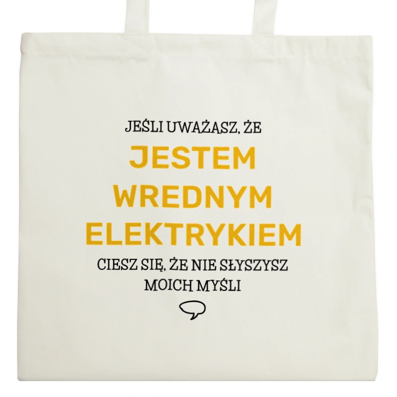 Wredny Elektryk - Torba Na Zakupy Natural