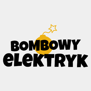 Bombowy Elektryk - Męska Koszulka Biała