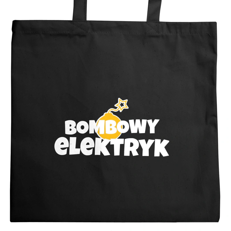 Bombowy Elektryk - Torba Na Zakupy Czarna