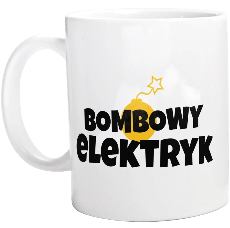 Bombowy Elektryk - Kubek Biały