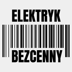 Elektryk Bezcenny - Męska Koszulka Biała