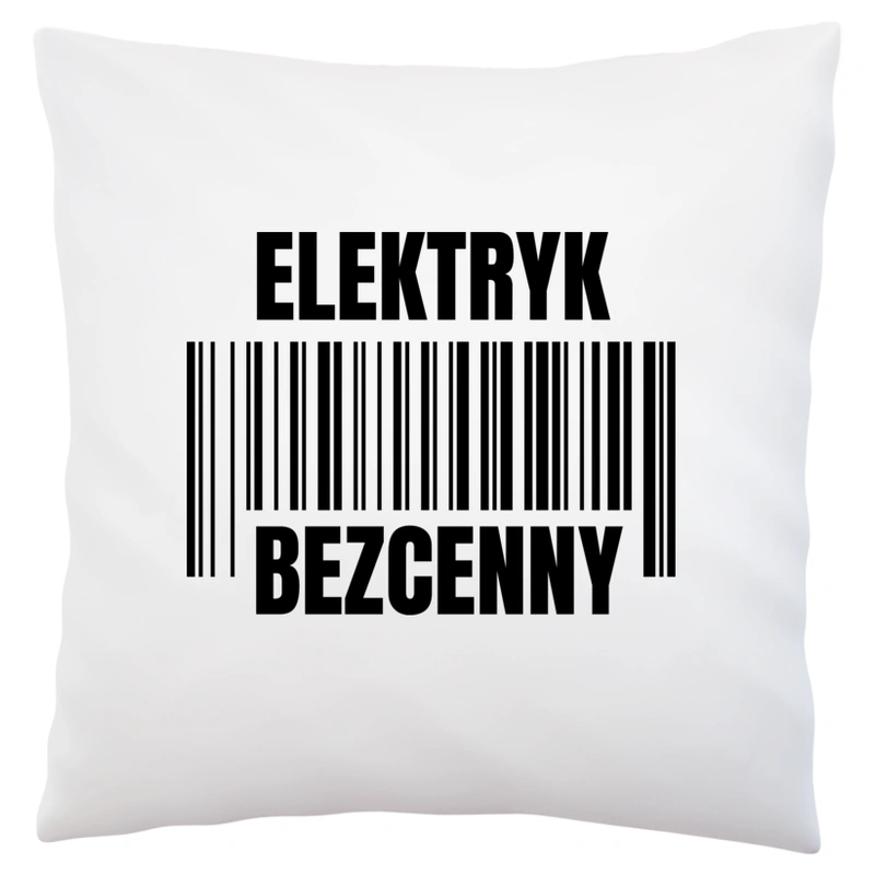 Elektryk Bezcenny - Poduszka Biała