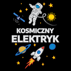 Kosmiczny Elektryk - Torba Na Zakupy Czarna