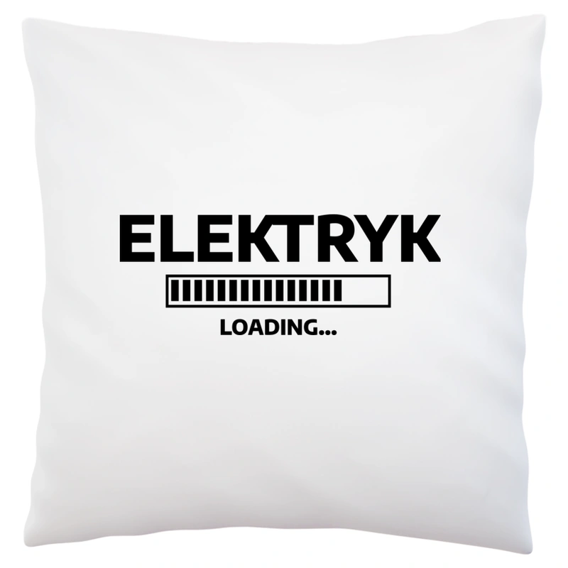 Elektryk Loading - Poduszka Biała