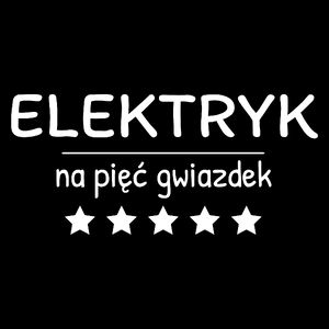 Elektryk Na 5 Gwiazdek - Torba Na Zakupy Czarna