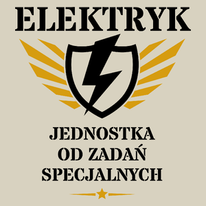 Elektryk Jednostka Od Zadań Specjalnych - Torba Na Zakupy Natural