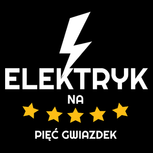 Elektryk Na 5 Gwiazdek - Torba Na Zakupy Czarna