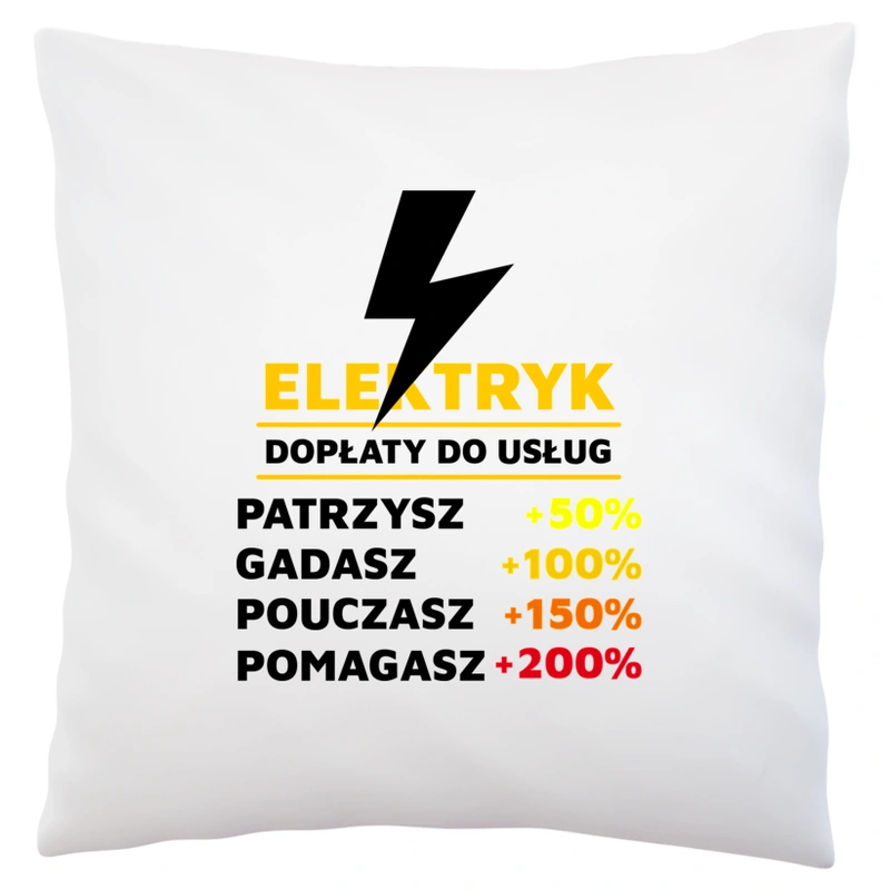 Dopłaty Do Usług Elektryk - Poduszka Biała