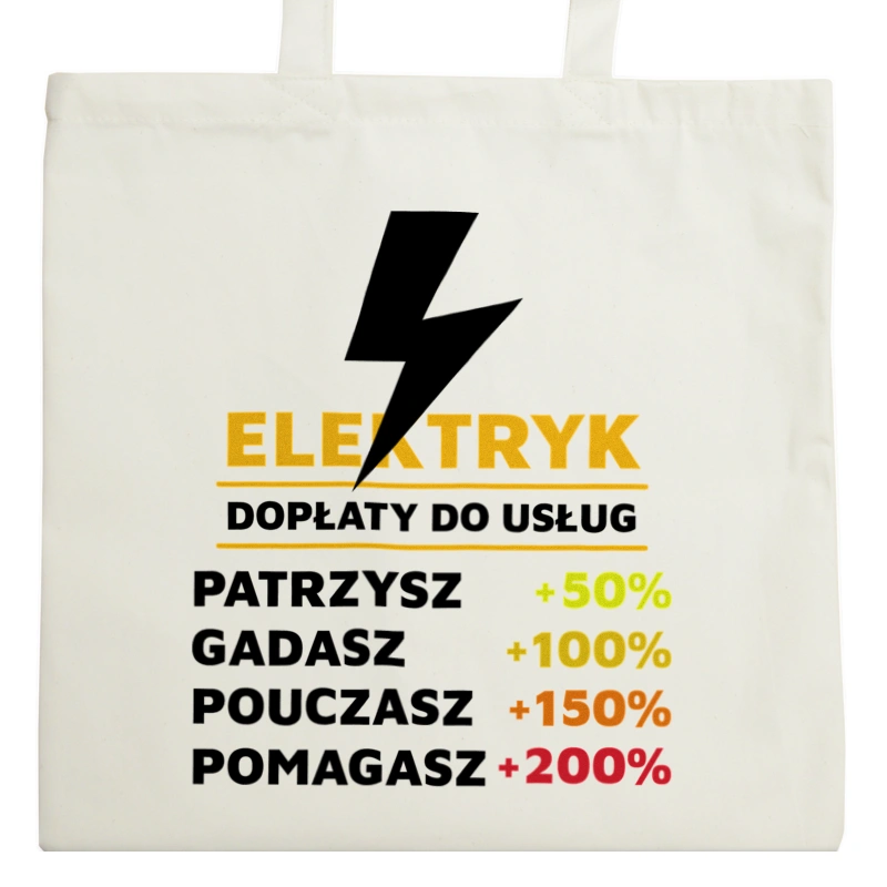 Dopłaty Do Usług Elektryk - Torba Na Zakupy Natural