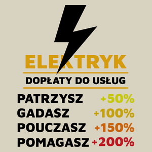 Dopłaty Do Usług Elektryk - Torba Na Zakupy Natural