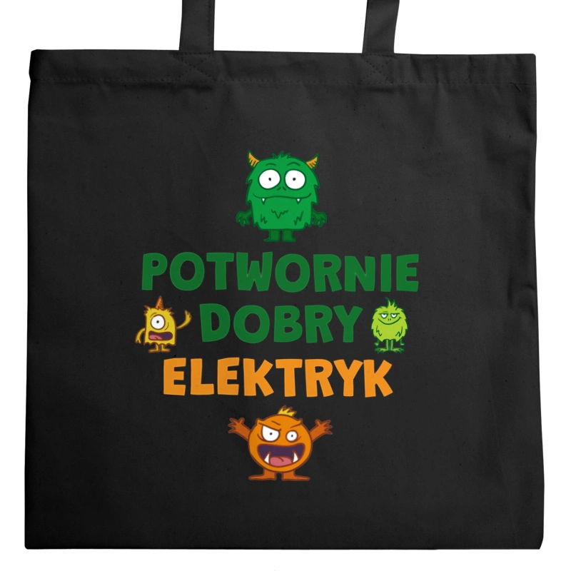 Potwornie Dobry Elektryk - Torba Na Zakupy Czarna