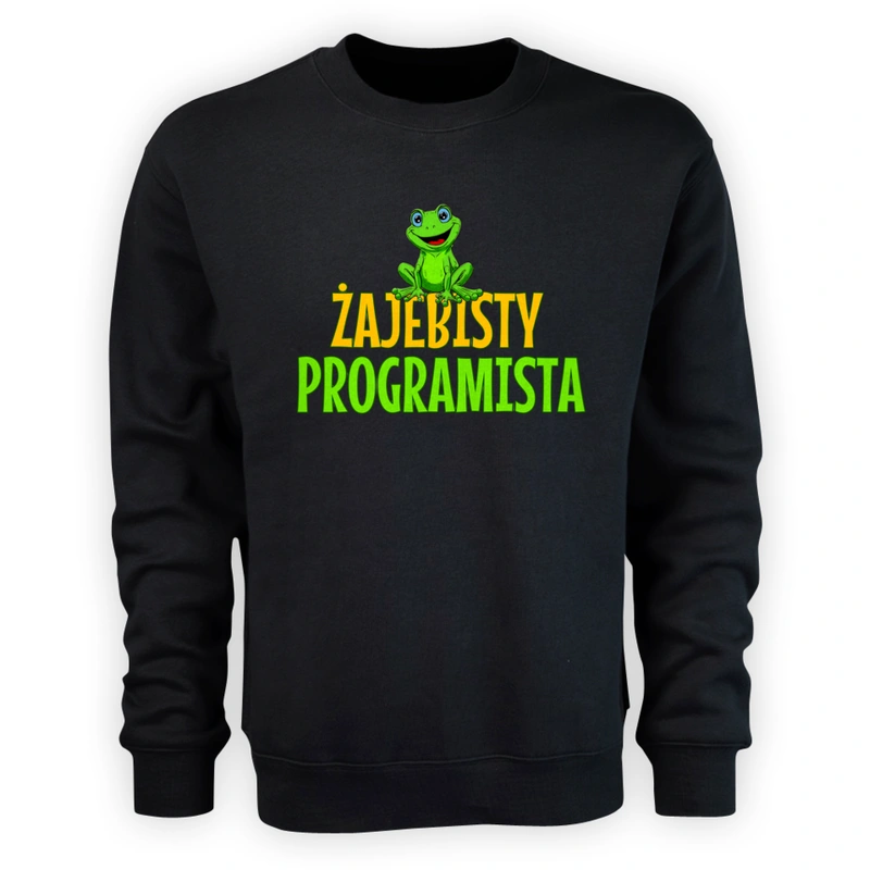 Żajebisty Programista - Męska Bluza Czarna