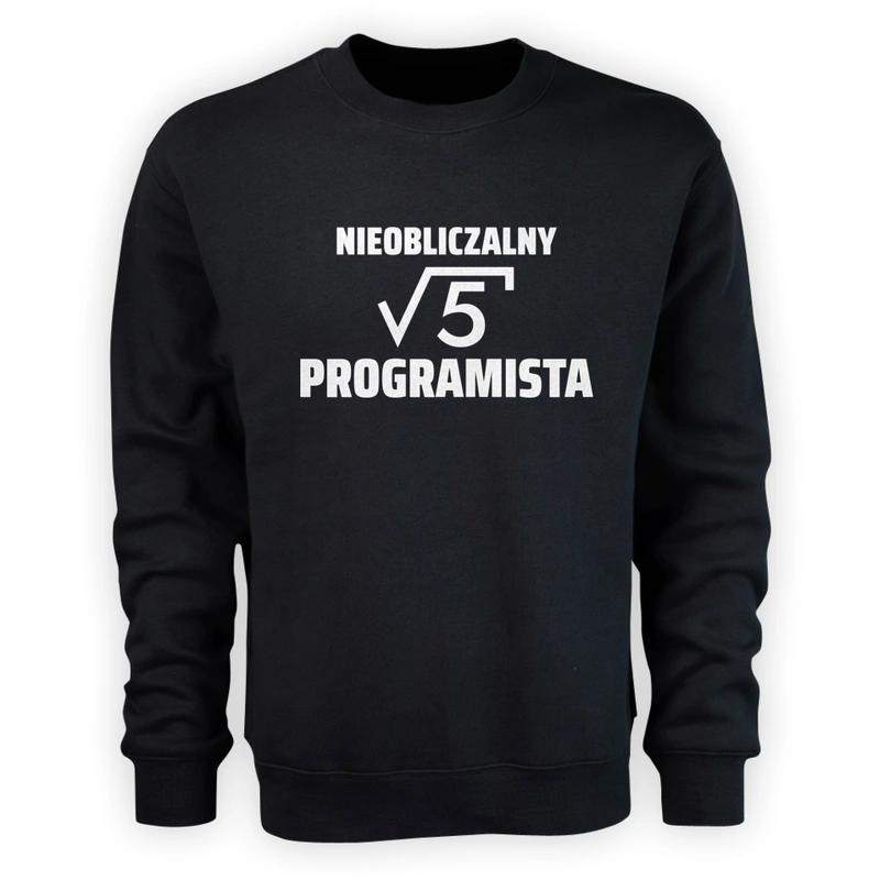 Nieobliczalny Programista - Męska Bluza Czarna