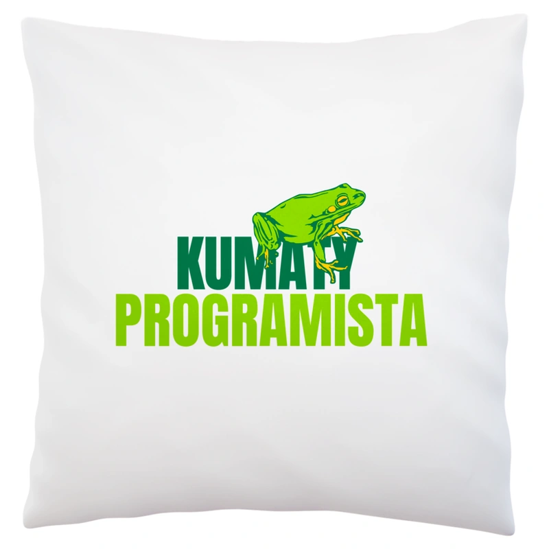 Kumaty Programista - Poduszka Biała