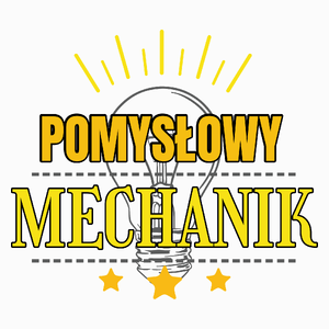 Pomysłowy Mechanik - Poduszka Biała