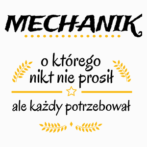 Mechanik Którego Każdy Potrzebował - Poduszka Biała