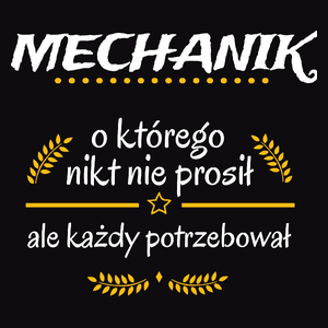 Mechanik Którego Każdy Potrzebował - Męska Bluza Czarna