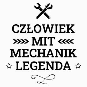 Mechanik Mit Legenda Człowiek - Poduszka Biała