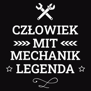 Mechanik Mit Legenda Człowiek - Męska Bluza Czarna